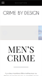 Mobile Screenshot of crimebydesign.com